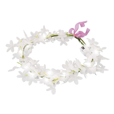 Diadema de flores luminosas
